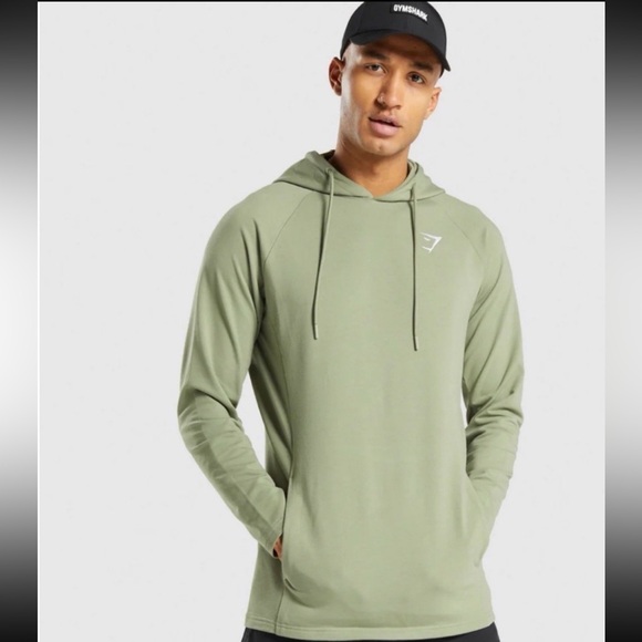 Gymshark Other - Gymshark Men's Critical Hoodie Light Olive‎ Green Size S